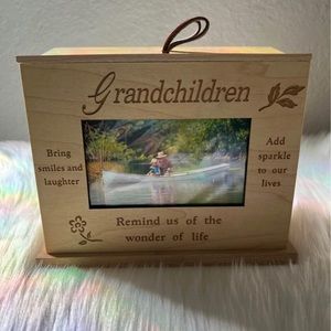 Wooden Engraved Photo Album for 4x6 prints